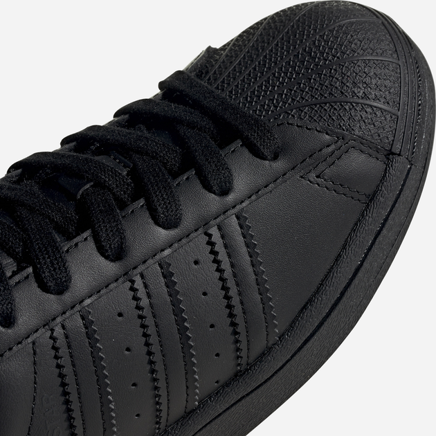Підліткові кеди для дівчинки adidas Originals Superstar J FU7713 38 (5UK) Чорні (4062056554957) - зображення 18