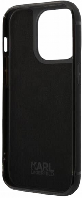 Etui CG Mobile Karl Lagerfeld Signature Logo Cardslot do Apple iPhone 14 Pro Czarny (3666339094294) - obraz 2