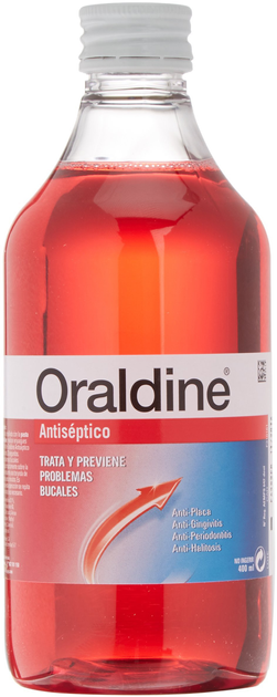 Płyn do plukania ust Oraldine Oral Antiseptic 400 ml (8470001571700) - obraz 1