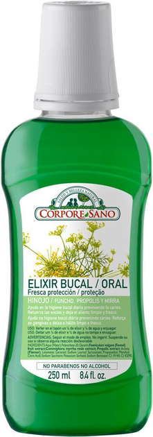 Odświeżacz do ust Corpore Sano Elixir Bucal 250 ml (8414002083763) - obraz 1