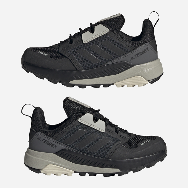 Підліткові трекінгові кросівки для хлопчика Adidas Terrex Trailmaker RAIN.RDY K FW9327 37 (4.5UK) Чорні (4062062752477) - зображення 14