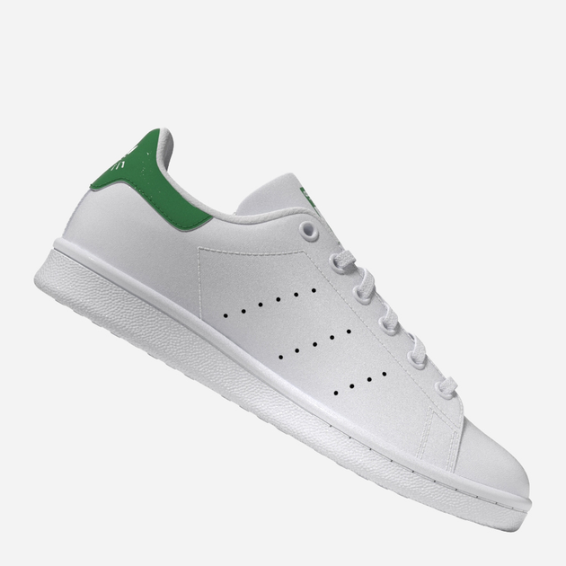 Sneakersy dziecięce dla dziewczynki adidas Originals Stan Smith J FX7519 38 (5UK) Białe z zielonym (4064037252999) - obraz 10