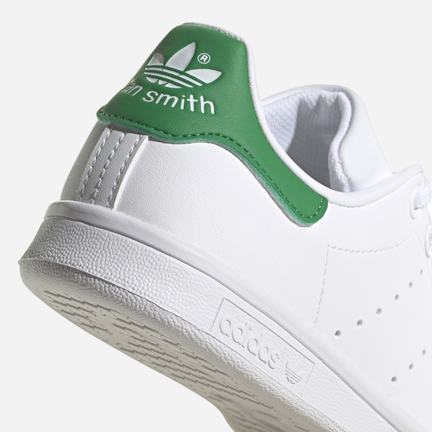 Sneakersy dziecięce dla dziewczynki adidas Originals Stan Smith J FX7519 38 (5UK) Białe z zielonym (4064037252999) - obraz 16