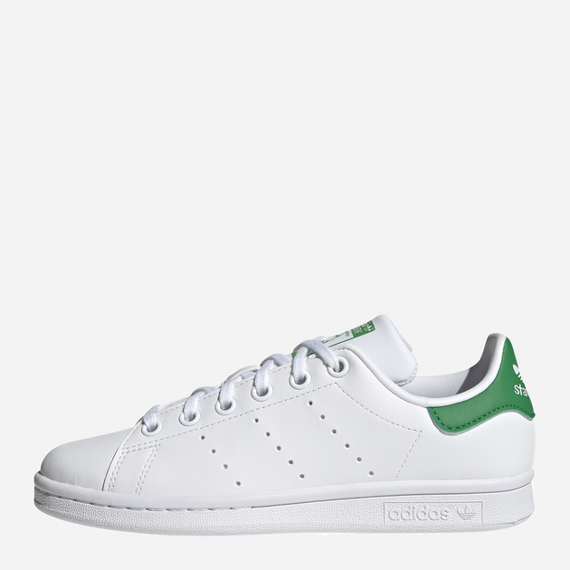 Sneakersy dziecięce dla dziewczynki adidas Originals Stan Smith J FX7519 38 (5UK) Białe z zielonym (4064037256614) - obraz 3