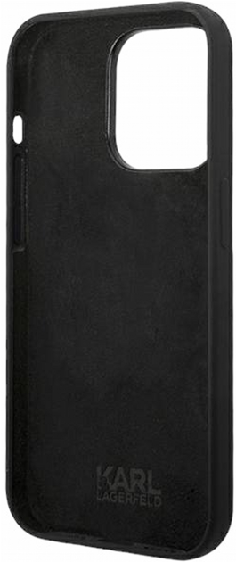 Etui CG Mobile Karl Lagerfeld Silicone Choupette Body do Apple iPhone 14 Pro Czarny (3666339076573) - obraz 3