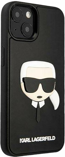 Панель CG Mobile Karl Lagerfeld 3D Rubber Karl`s Head для Apple iPhone 14 Plus Black (3666339086459) - зображення 1