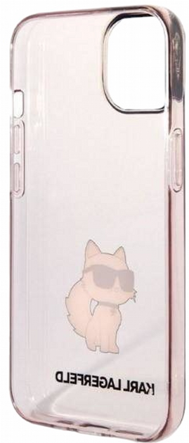 Панель CG Mobile Karl Lagerfeld Ikonik Choupette для Apple iPhone 14 Plus Pink (3666339087173) - зображення 2