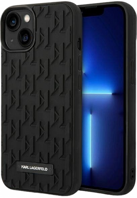 Панель CG Mobile Karl Lagerfeld 3D Monogram для Apple iPhone 14 Plus Black (3666339085339) - зображення 1