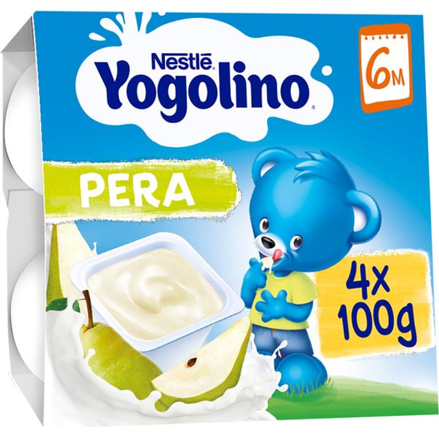 Молочний десерт Nestle Yogolino Pear 4 x 100 г (7613035203112) - зображення 1