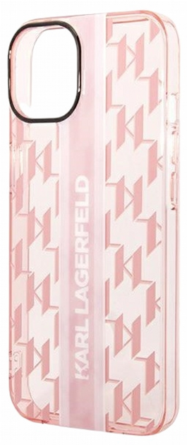 Панель CG Mobile Karl Lagerfeld Mono Vertical Stripe для Apple iPhone 14 Pink (3666339085285) - зображення 3