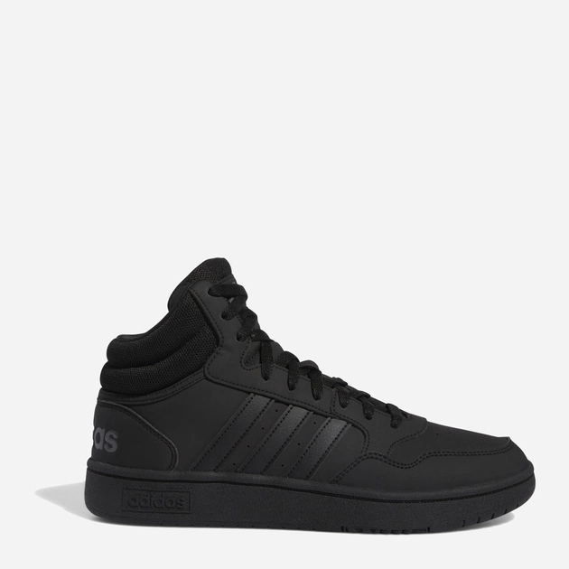 Sneakersy męskie na platformie wysokie Adidas Hoops 3.0 Mid GV6683 42 (UK 8) Czarne (4065425390620) - obraz 1