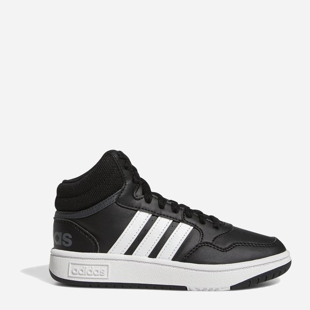 Jesienne trzewiki chłopięce Adidas Hoops Mid 3.0 K GW0402 38.5 (UK 6) Czarne (4065418336161) - obraz 1