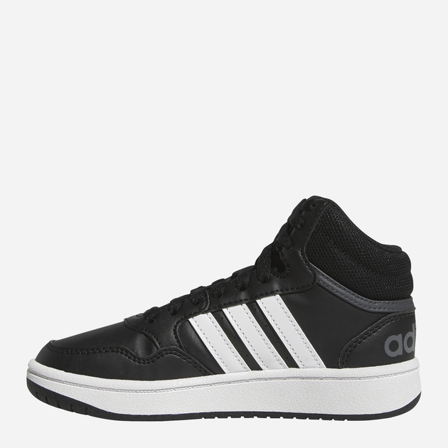 Jesienne trzewiki młodzieżowe chłopięce adidas Hoops Mid 3.0 K GW0402 38.5 (UK 6) Czarne (4065418336161) - obraz 2