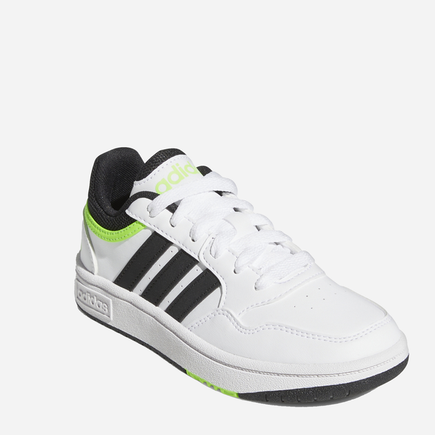 Підліткові кросівки для хлопчика Adidas Hoops 3.0 K GW0428 39 (6UK) Білі (4065418374651) - зображення 2