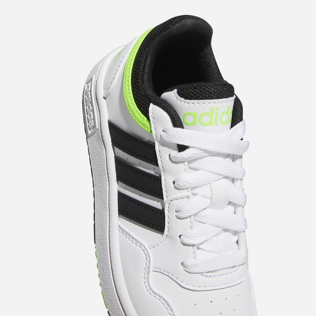 Підліткові кросівки для хлопчика adidas Originals Hoops 3.0 K GW0428 39 (6UK) Білі (4065418374651) - зображення 6