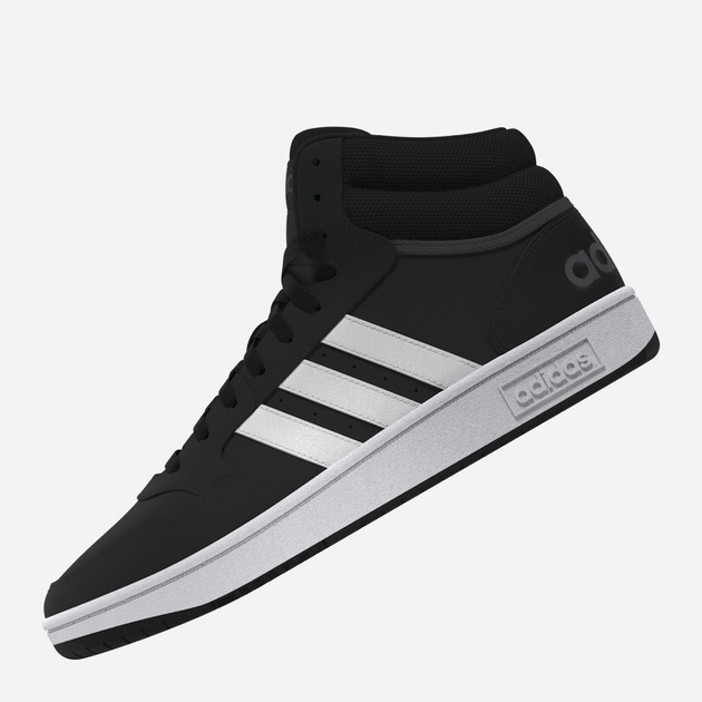 Чоловічі черевики високі adidas Hoops 3.0 Mid GW3020 46 (UK 11) Чорні (4065418432160) - зображення 4