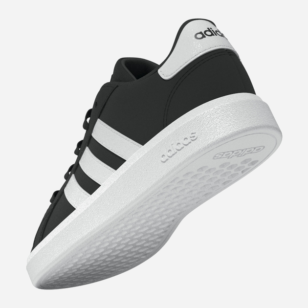 Підліткові кеди для хлопчика adidas Grand Court 2.0 K GW6503 38 (5UK) Чорні з білим (4065426177220) - зображення 10