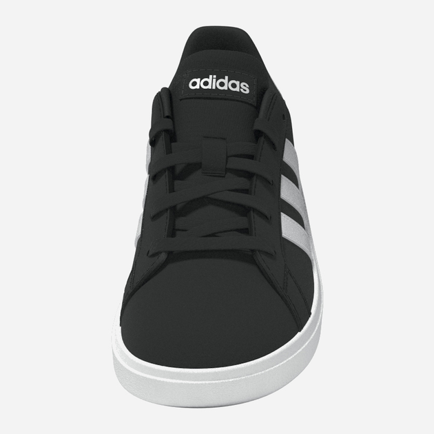 Підліткові кеди для хлопчика adidas Grand Court 2.0 K GW6503 39 (UK 6) Чорні з білим (4065426180909) - зображення 5