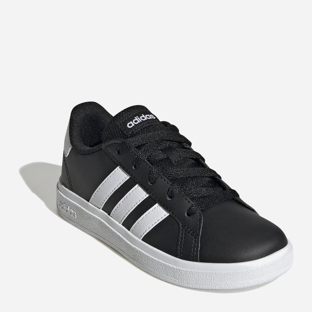 Підліткові кеди для хлопчика adidas Grand Court 2.0 K GW6503 37 (4.5UK) Чорні з білим (4065426180923) - зображення 13