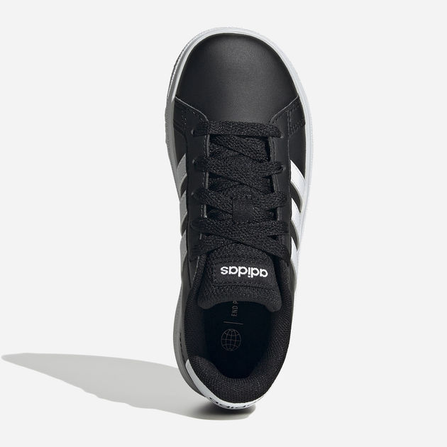 Підліткові кеди для хлопчика adidas Grand Court 2.0 K GW6503 38.5 (5.5UK) Чорні з білим (4065426180886) - зображення 11