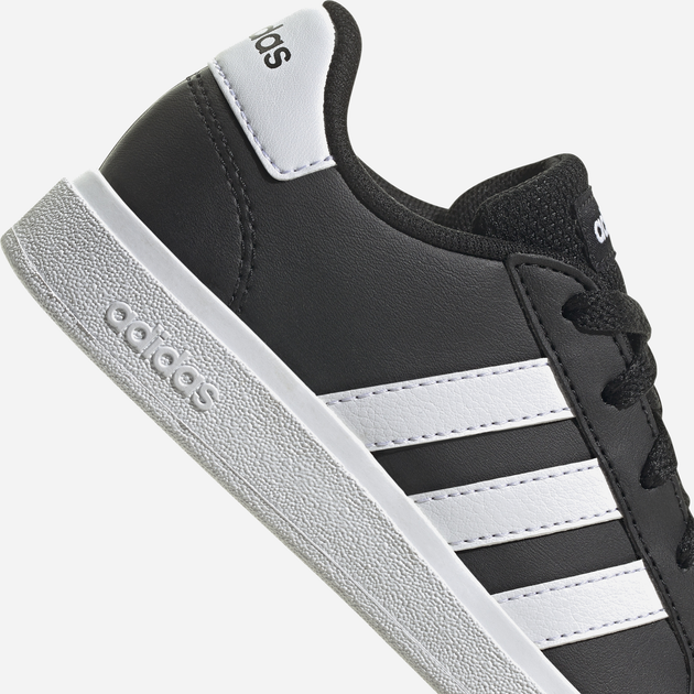 Підліткові кеди для хлопчика adidas Grand Court 2.0 K GW6503 37 (4.5UK) Чорні з білим (4065426180923) - зображення 18