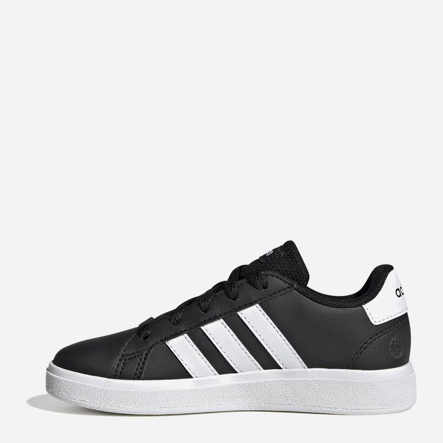 Підліткові кеди для хлопчика adidas Grand Court 2.0 K GW6503 38.5 (5.5UK) Чорні з білим (4065426180886) - зображення 12