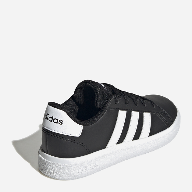 Підліткові кеди для хлопчика adidas Grand Court 2.0 K GW6503 38.5 (5.5UK) Чорні з білим (4065426180886) - зображення 14