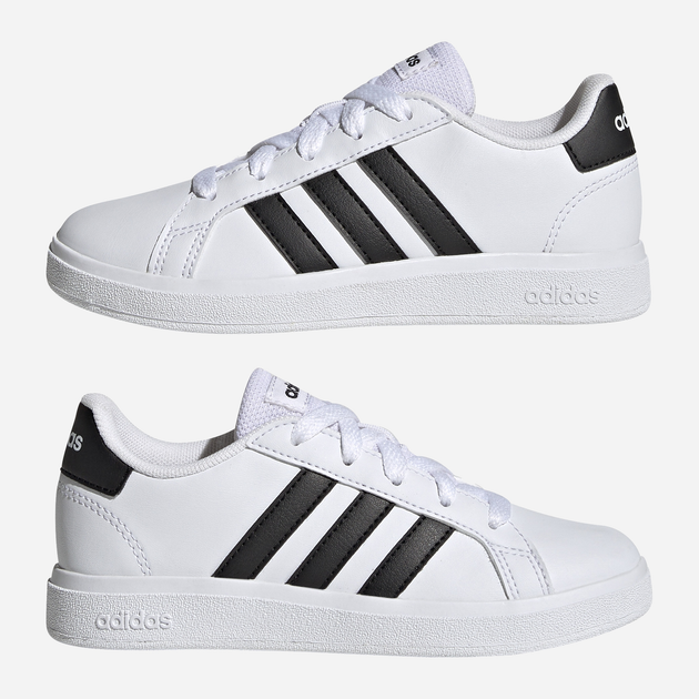 Підліткові кеди для хлопчика adidas Grand Court 2.0 K GW6511 40 (UK6.5) Білі (4065427859439) - зображення 5