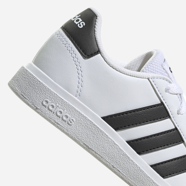 Підліткові кеди для хлопчика adidas Grand Court 2.0 K GW6511 40 (UK6.5) Білі (4065427859439) - зображення 16