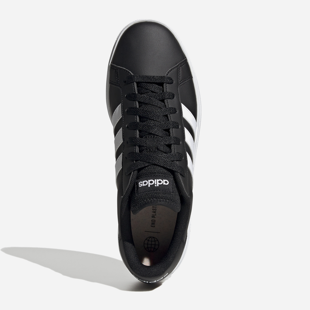 Sneakersy męskie do kostki adidas Grand Court Base 2.0 GW9251 43 (UK 10) Czarne (4065426717433) - obraz 14