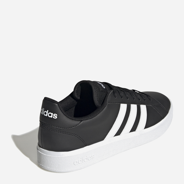 Чоловічі кеди низькі adidas Grand Court Base 2.0 GW9251 42.5 (UK 8.5) Чорні (4065426717426) - зображення 4
