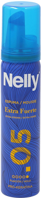 Penka do wlosow Nelly Travel Extra Strong Foam 75 ml (8411322242597) - obraz 1