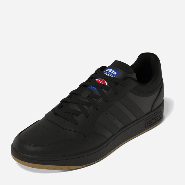 Чоловічі кеди низькі Adidas Hoops 3.0 GY4727 43.5 (UK 9) Чорні (4065426318043) - зображення 2