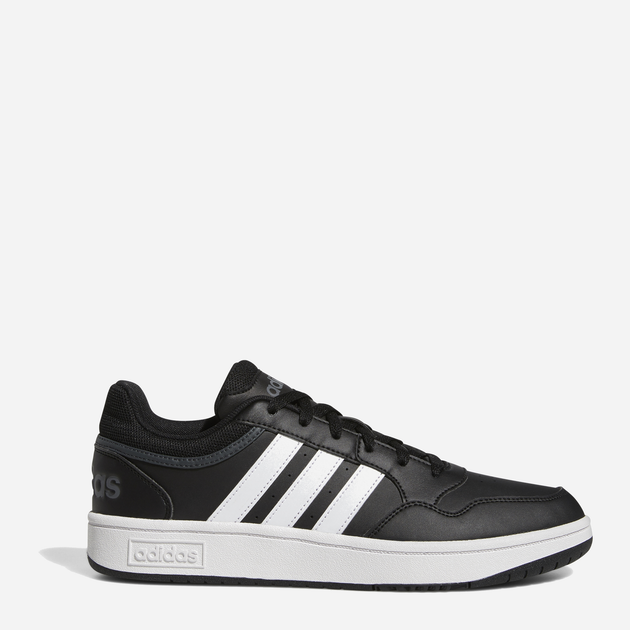 Чоловічі кеди низькі Adidas Hoops 3.0 GY5432 42 (UK 8) Чорні (4065418286367) - зображення 1