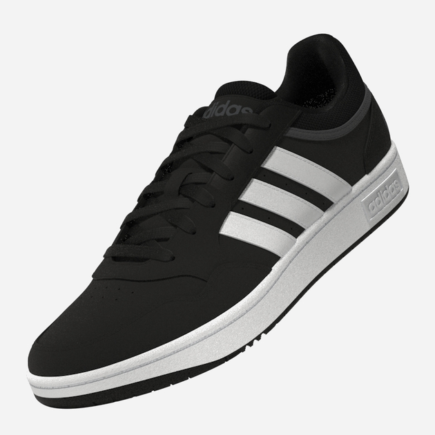 Чоловічі кеди низькі adidas Hoops 3.0 GY5432 43.5 (UK 9) Чорні (4065418286312) - зображення 3