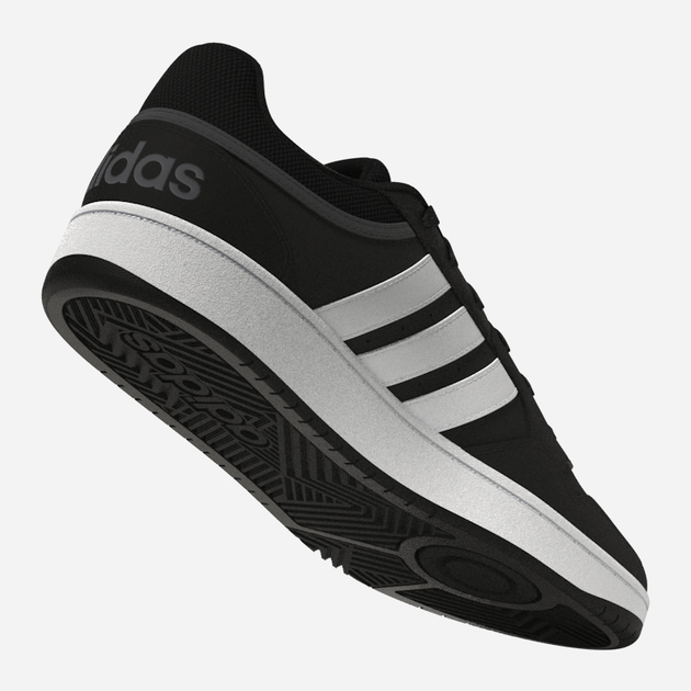 Sneakersy męskie do kostki adidas Hoops 3.0 GY5432 42 (UK 8) Czarne (4065418286367) - obraz 7