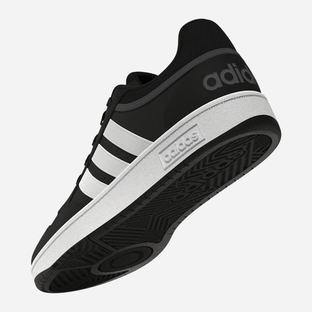 Чоловічі кеди низькі adidas Hoops 3.0 GY5432 43.5 (UK 9) Чорні (4065418286312) - зображення 9