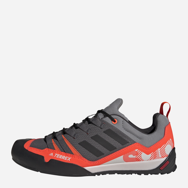 Чоловічі кросівки для туризму adidas Terrex Swift Solo 2 GZ0332 42 (UK 8) Сірі (4064055905020) - зображення 4