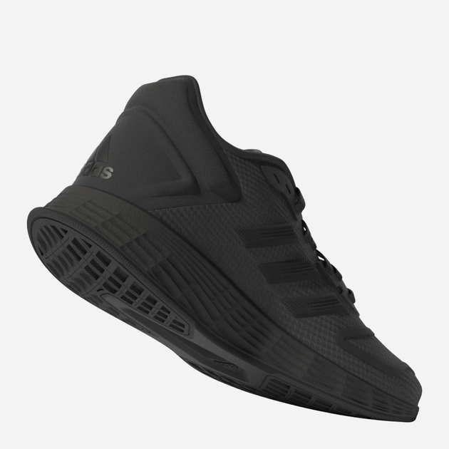 Підліткові кросівки для хлопчика adidas Duramo 10 K GZ0607 40 (6.5UK) Чорні (4065418299664) - зображення 9