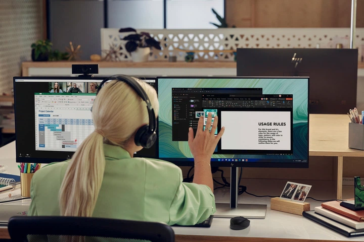 Монітор 23.8"&nbsp;HP&nbsp;E24q&nbsp;G5 (6N4F1AA#ABB) - зображення 7