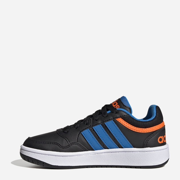 Підліткові кеди для хлопчика adidas Hoops 3.0 K GZ1937 37 Чорні (4065426079357) - зображення 14