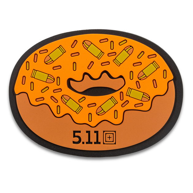 Нашивка 5.11 Tactical Bullet Donut Pumpkin Patch Orange (92208-461) - изображение 1