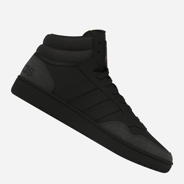 Чоловічі черевики високі adidas Hoops 3.0 Mid HP7939 42.5 (UK 8.5) Чорні (4066746031094) - зображення 7