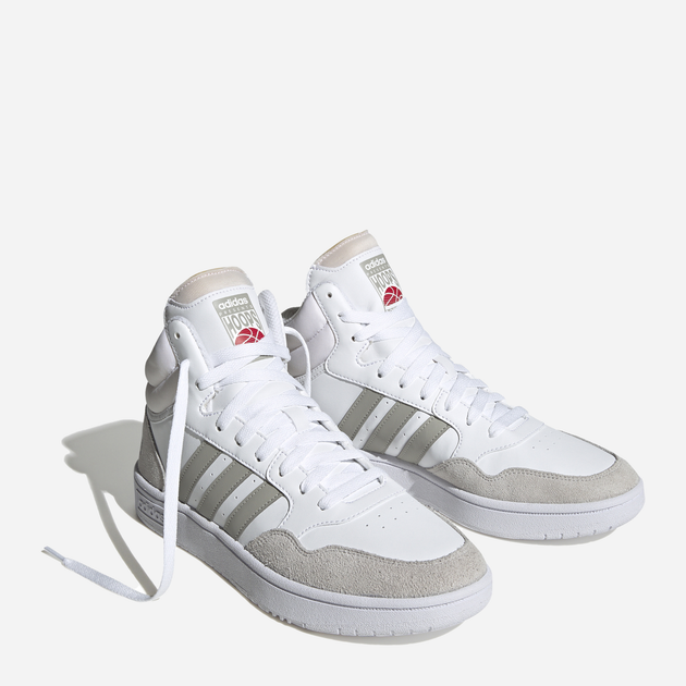 Trzewiki męskie adidas Hoops 3.0 Mid HP7940 42 (UK 8) Beżowe (4066746034811) - obraz 18