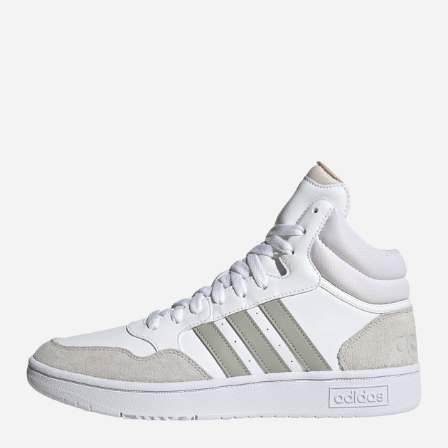 Чоловічі черевики високі Adidas Hoops 3.0 Mid HP7940 41.5 (UK 7.5) Бежеві (4066746031193) - зображення 2