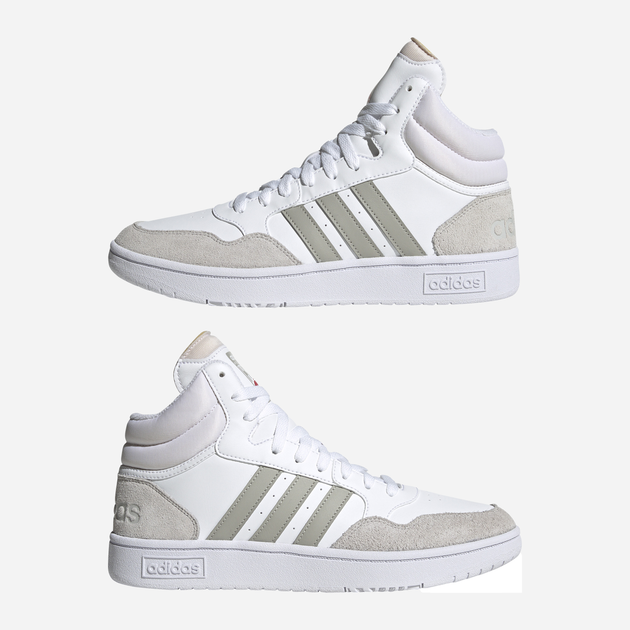 Trzewiki męskie adidas Hoops 3.0 Mid HP7940 41.5 (UK 7.5) Beżowe (4066746031193) - obraz 13