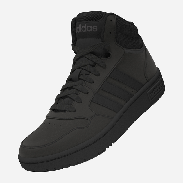 Trzewiki młodzieżowe chłopięce adidas Hoops 3.0 Mid K HR0228 37.5 Czarne (4065415596575) - obraz 5