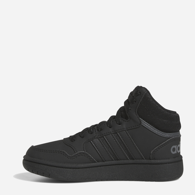 Trzewiki młodzieżowe chłopięce adidas Hoops 3.0 Mid K HR0228 38 (5UK) Czarne - obraz 14