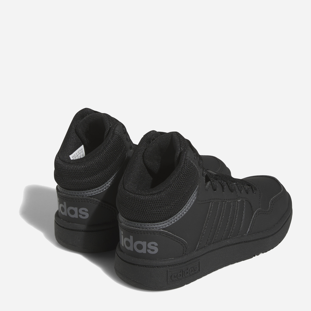 Trzewiki młodzieżowe chłopięce adidas Hoops 3.0 Mid K HR0228 37.5 Czarne (4065415596575) - obraz 16