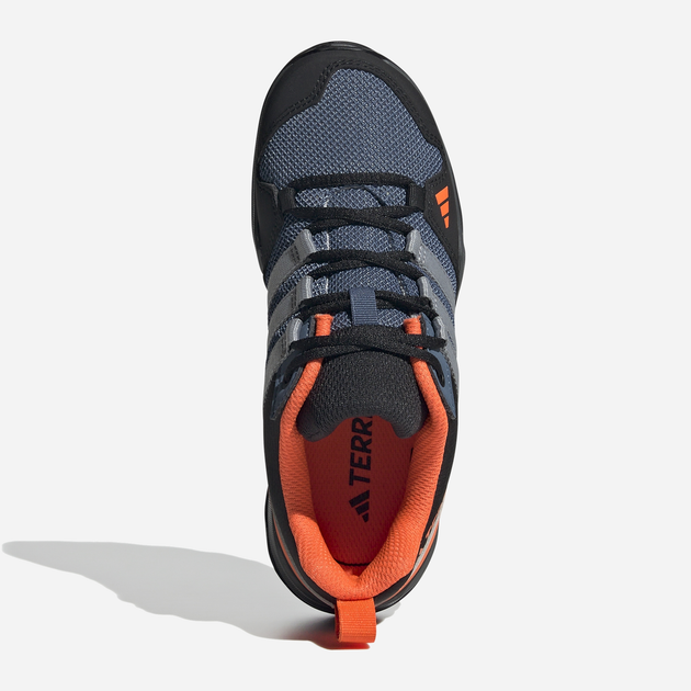 Підліткові трекінгові кросівки для хлопчика Adidas Terrex AX2R K IF5702 37 (4.5UK) Чорні з синім і помаранчевим (4066761665335) - зображення 13